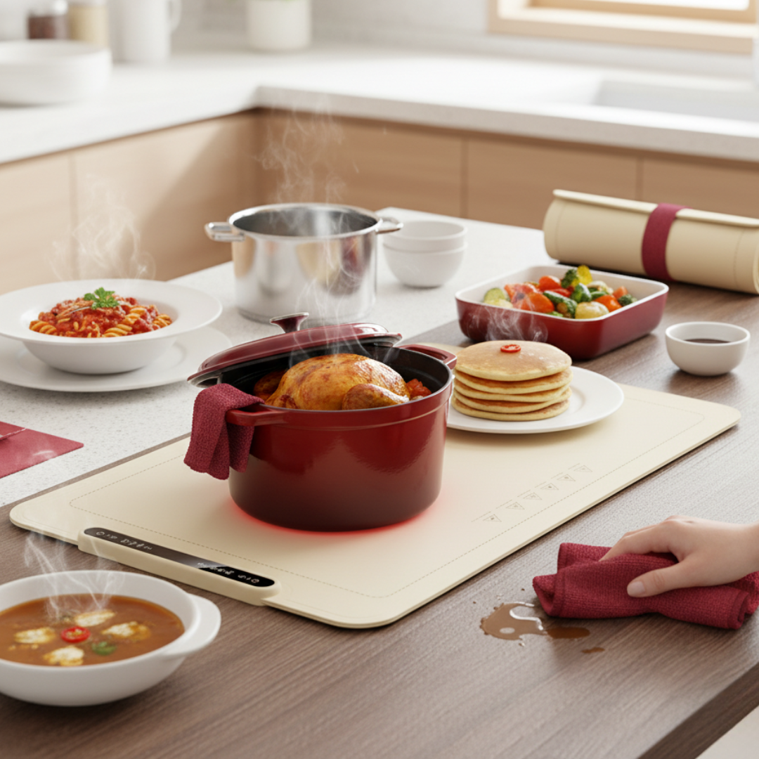 Electric Food Warming Mat (+FREE Ebook)